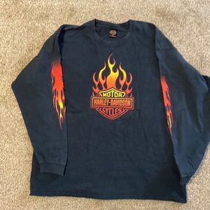 Vintage authentic long sleeve, Harley Davidson T-shirt size XXL